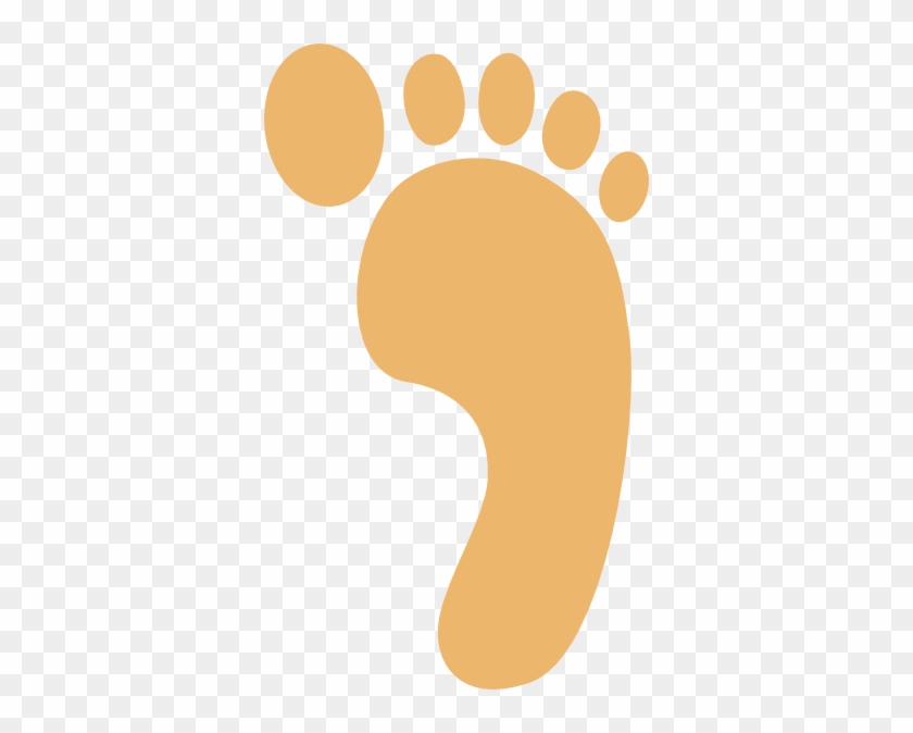 Footprint Sand Clip Art - Footprints In The Sand Cartoon #869653