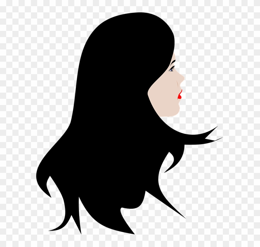 Back - Long Hair Clipart #869725