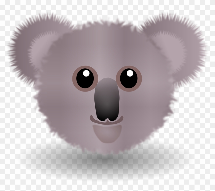 Wombat Illustrations And Clip Art - Koala Bear Face #869746