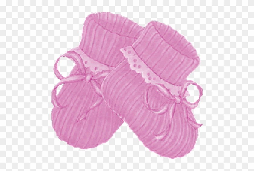 Pink Baby Booties Clipart - Baby Booties Png Clipart #869768