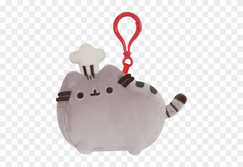 Gund Pusheen Chef Hat Backpack Clip Stuffed Animal #869845