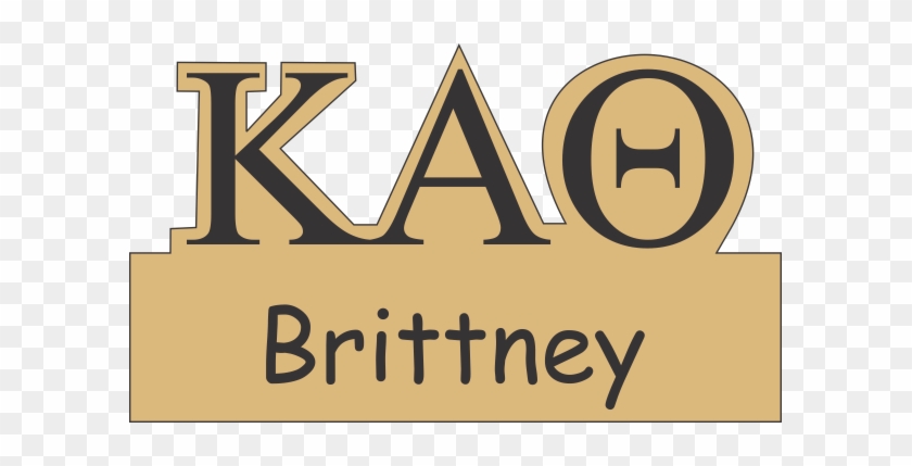 Kappa Alpha Theta Sorority Name Tags - Greek Alphabet #869906