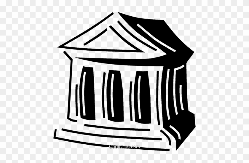 Financial Institution Royalty Free Vector Clip Art - Financial Institution Royalty Free Vector Clip Art #869927