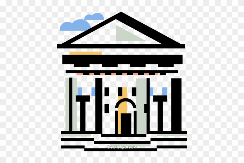Financial Institution Royalty Free Vector Clip Art - Fractional-reserve Banking #869930