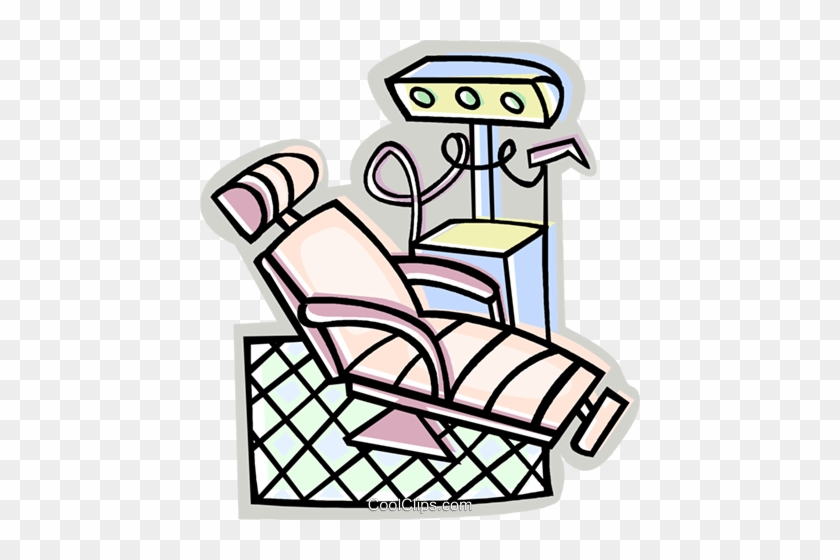 Dentist Chair Royalty Free Vector Clip Art Illustration - Draw A Dentist Chair #870028