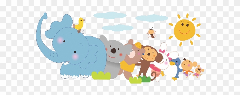 Baby Animal Clipart Cartoon - Baby Animals Cartoon Clipart #870075