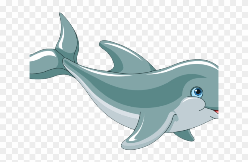 Cartoon Picture Of A Dolphin - Cartoon Sea Dolphin #870082