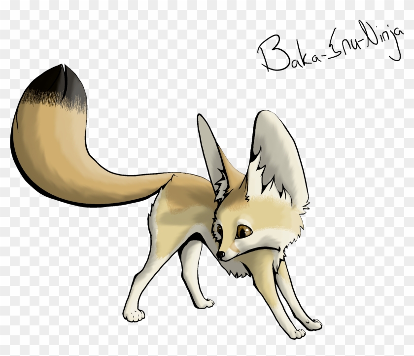 Fennec Fox Clipart Cute - Easy Fennec Fox Drawings #870162