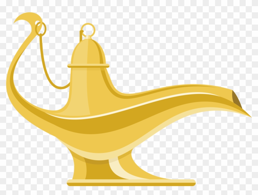 Vector Magic Lamp - Aladdin Vector Png #870308