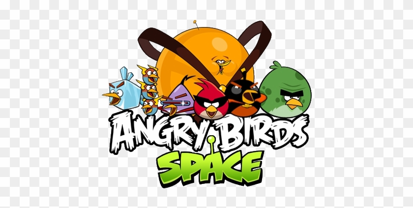 The Birds Where Originally Nameless At The Beginning, - Angry Birds Space Logo #870370