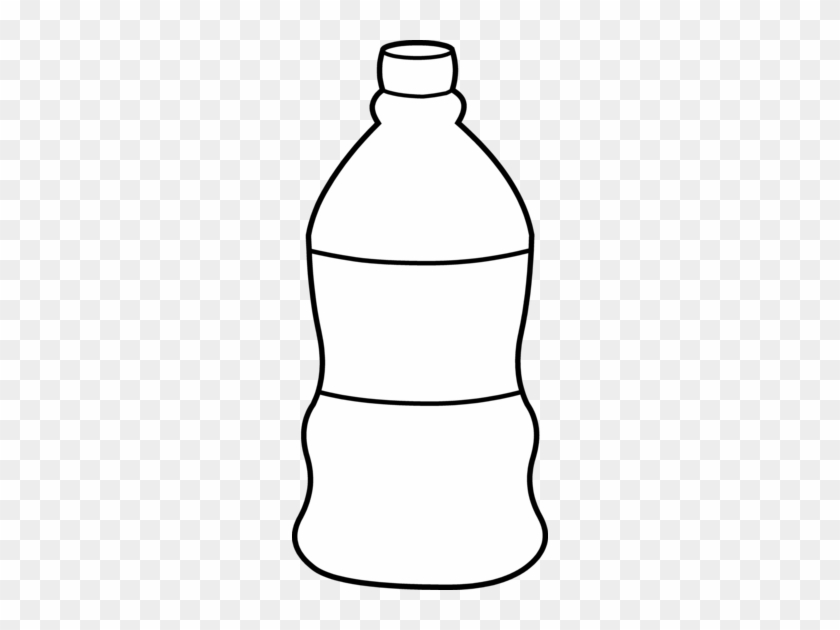 Plastic Bottles Clip Art - Template Of A Water Bottle #870369