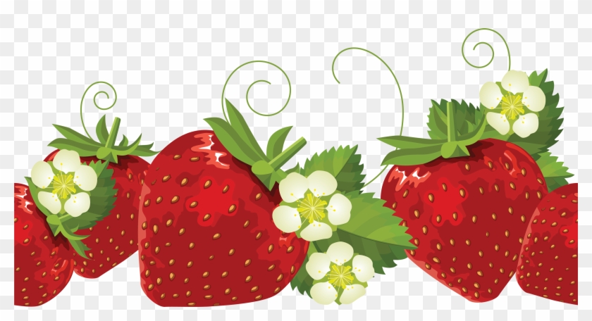 Strawberry - Strawberry Border Clip Art #870445