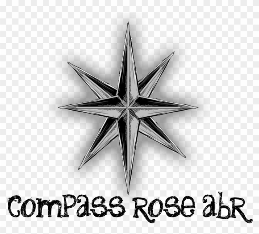 Compass Rose Abr Ps Brush By Kwehcat On Clipart Library - Line Art #870453