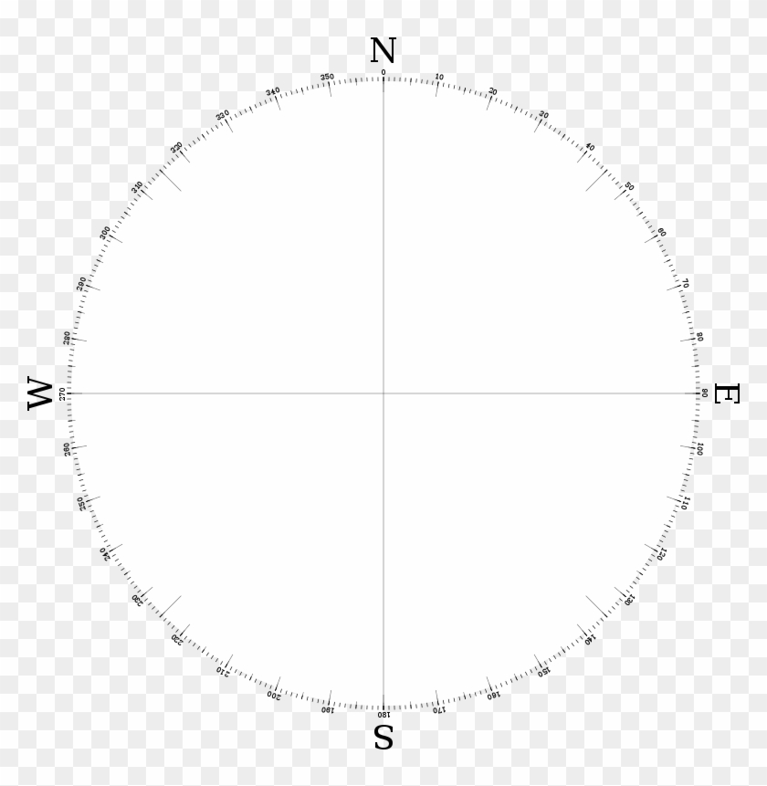 Compass Rose Clip Art Download - Square With Circle Cut Out #870456