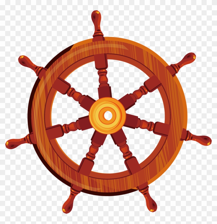Ships Wheel Car Boat Anchor - Моряк Море Корабель Вектор #870509