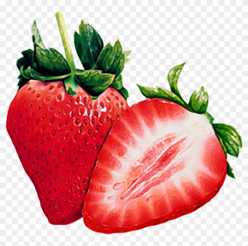 Fresas, Strawberry Png - Strawberry Cut In Half #870513