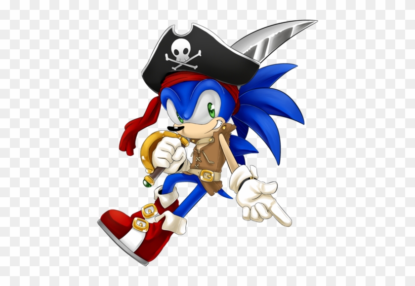 Sonic The Hedgehog Wallpaper Entitled Sonic Pirate - Sonic As A Pirate #870598