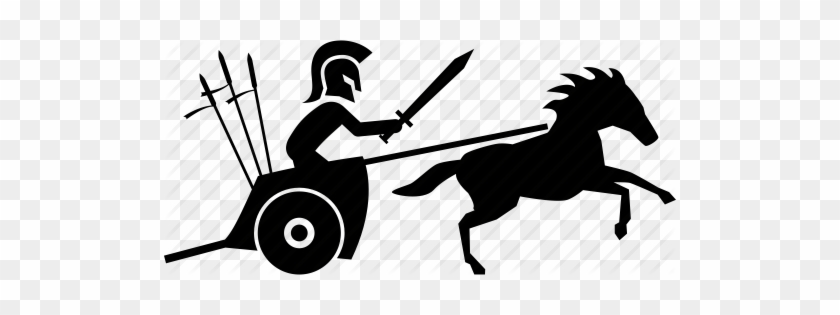 Chariot Gladiator Icon Vector Illustration Stock Vector - Gladiator Icon Png #870675