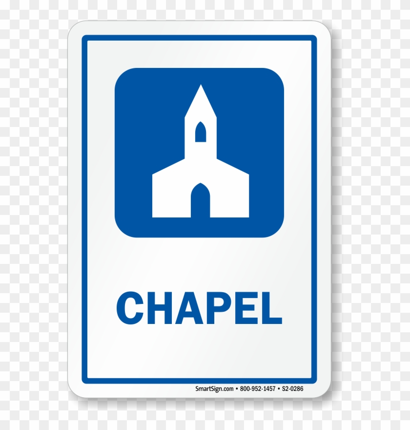 Chapel Prayer Room Sign With Church Symbol - Michael Scott Paper Company #870861