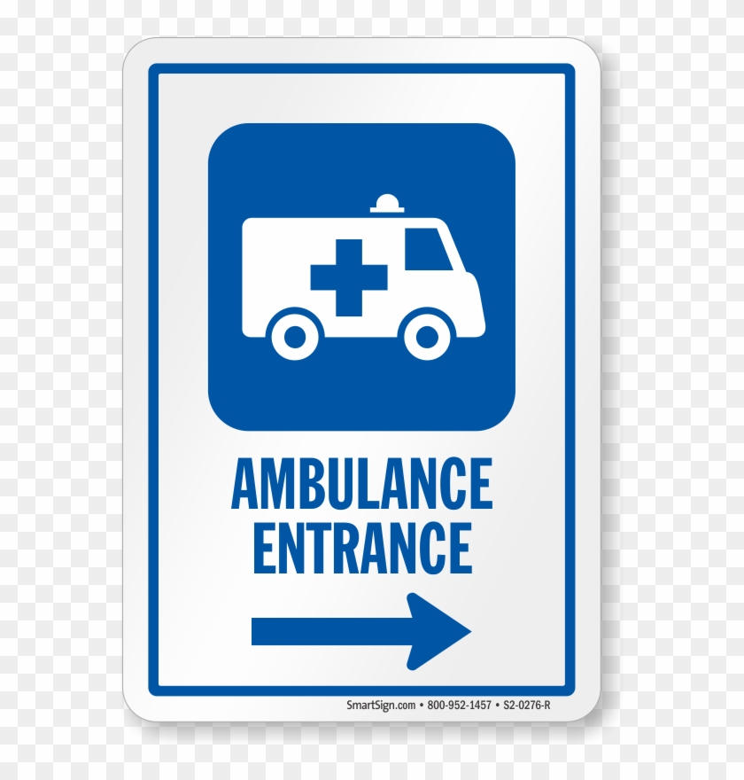 Zoom, Price, Buy - Brady - 142428 - Ambulance Ent Sign, 10 X 7 In, Al #870897