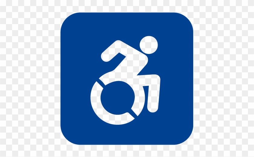 Handicapped Sign 6"x6" - International Symbol Of Access #870971