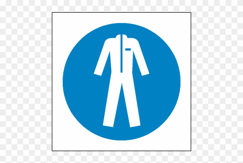Wear Protective Clothing Symbol Sign - Epi Vetement De Protection #870973