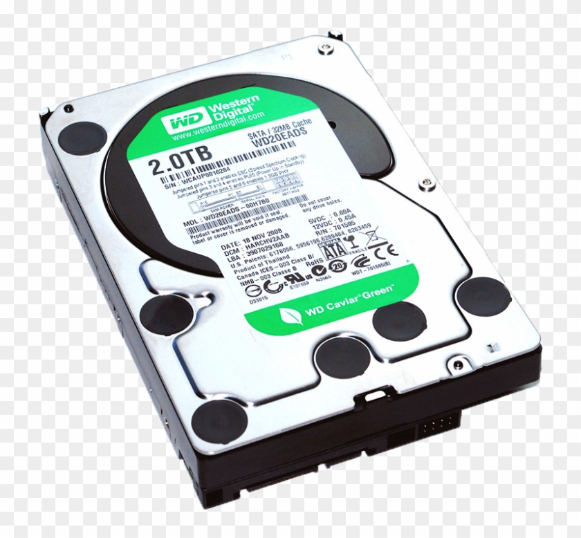 Bilgisayarda Bilgilerin Kalıcı Olarak Saklandığı Ortama - Western Digital Green 2 Tb #871206