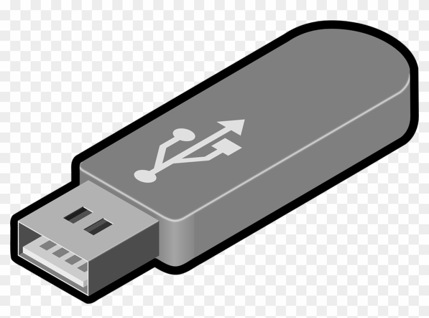 Ubs-stick, Computer, Disc, Disk, Memory, Serial - Usb Flash Drive Clipart #871237