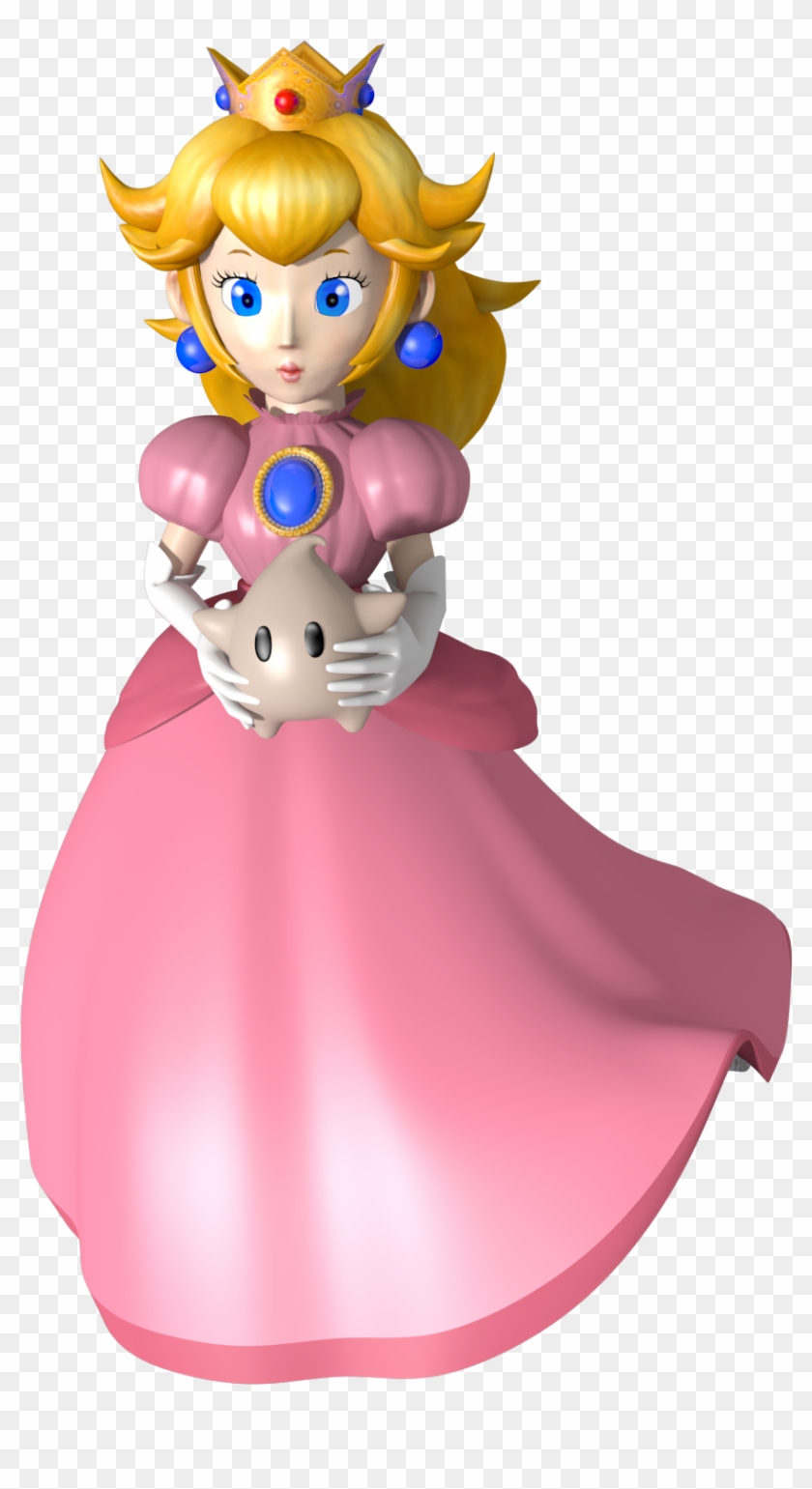 Princess Peach With Luma - Princess Peach Room Decor Decal - Removable #871260