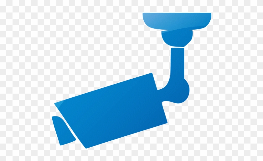 Web 2 Blue Security Camera 4 Icon - Security Camera Logo Orange Png #871357