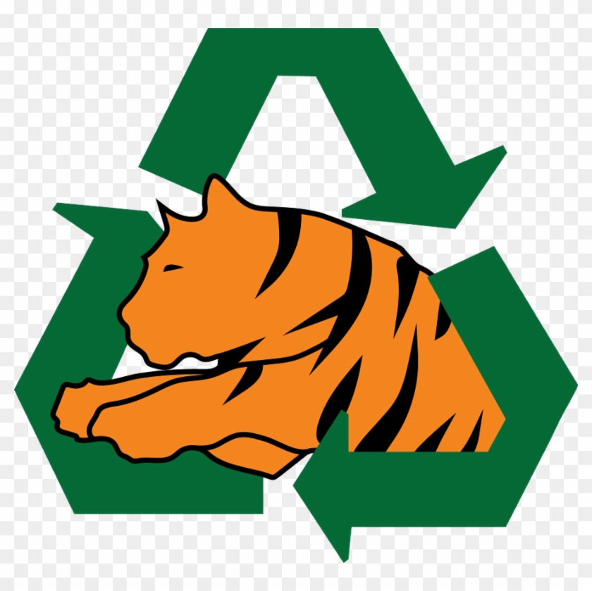 Tigers Recycle - Recycling Symbol #871617