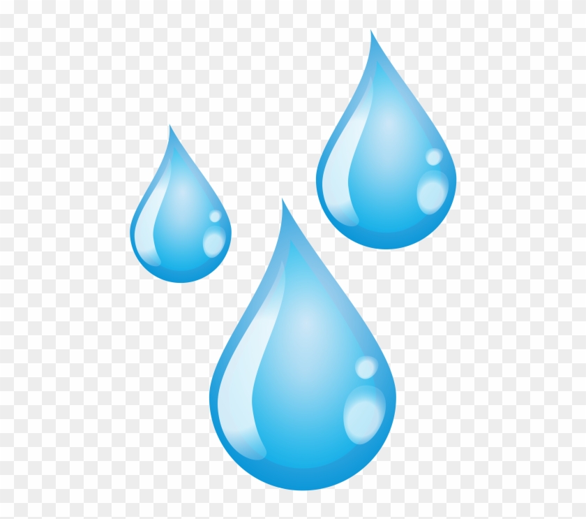 Illustration Of Three Water Drops - Water Drops Illustration #871674