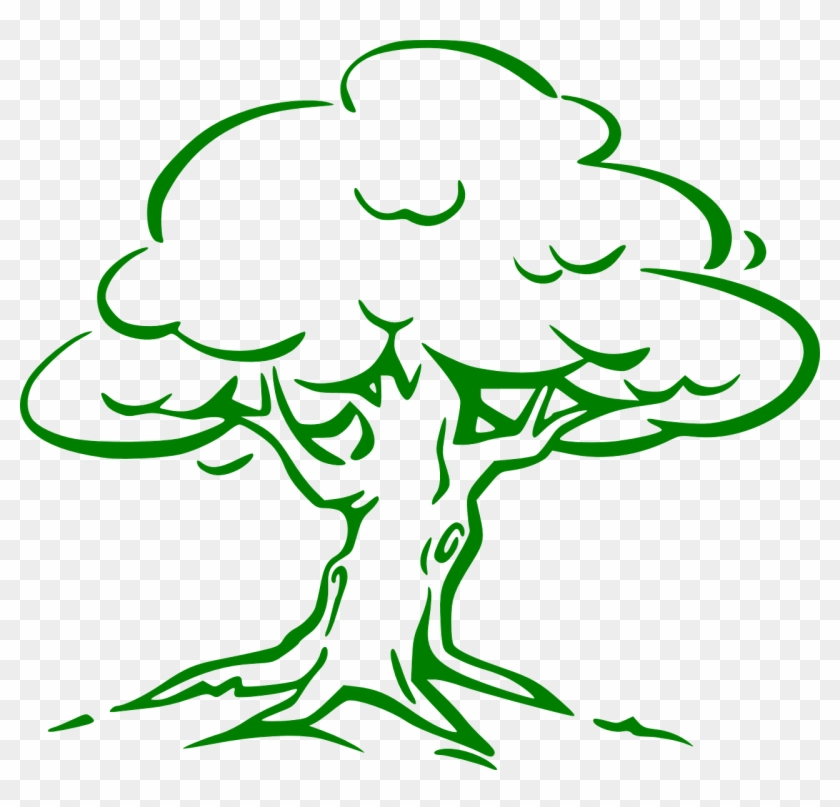 Oak Tree Drawing Easy #871737