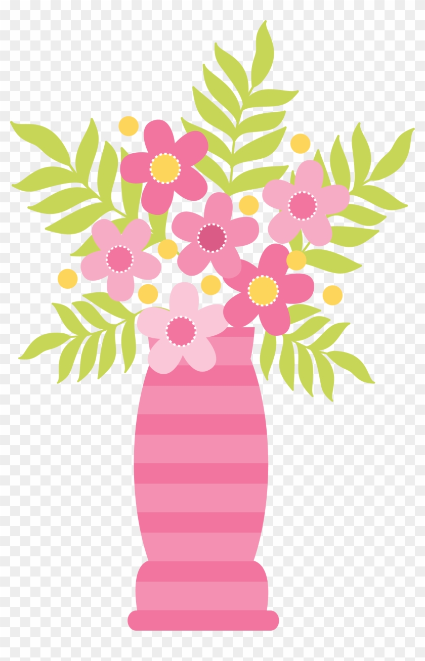 Más Imprimibles Gratuitos En Http - Flowers In A Vase Clipart #871746
