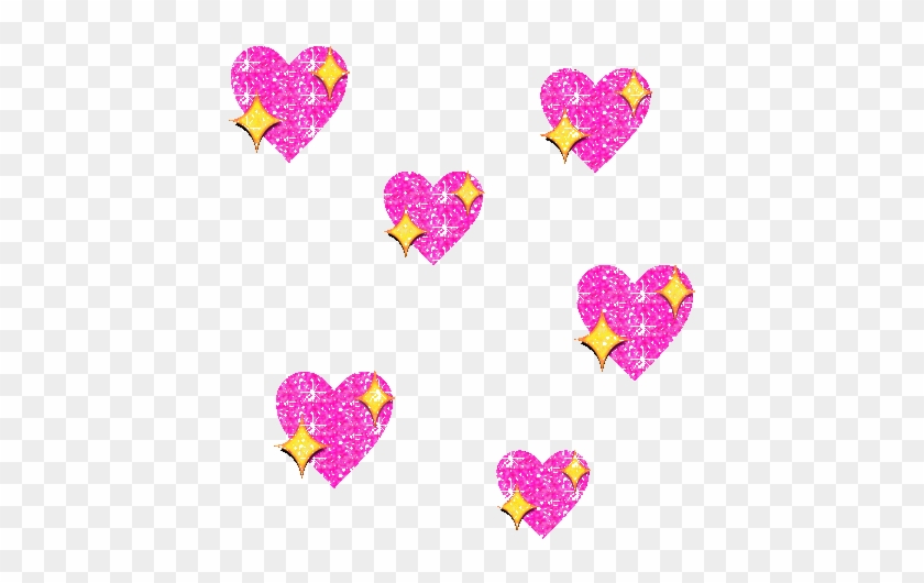Little Pink Heart Cliparts - Heart Emoji Gif Transparent #871877