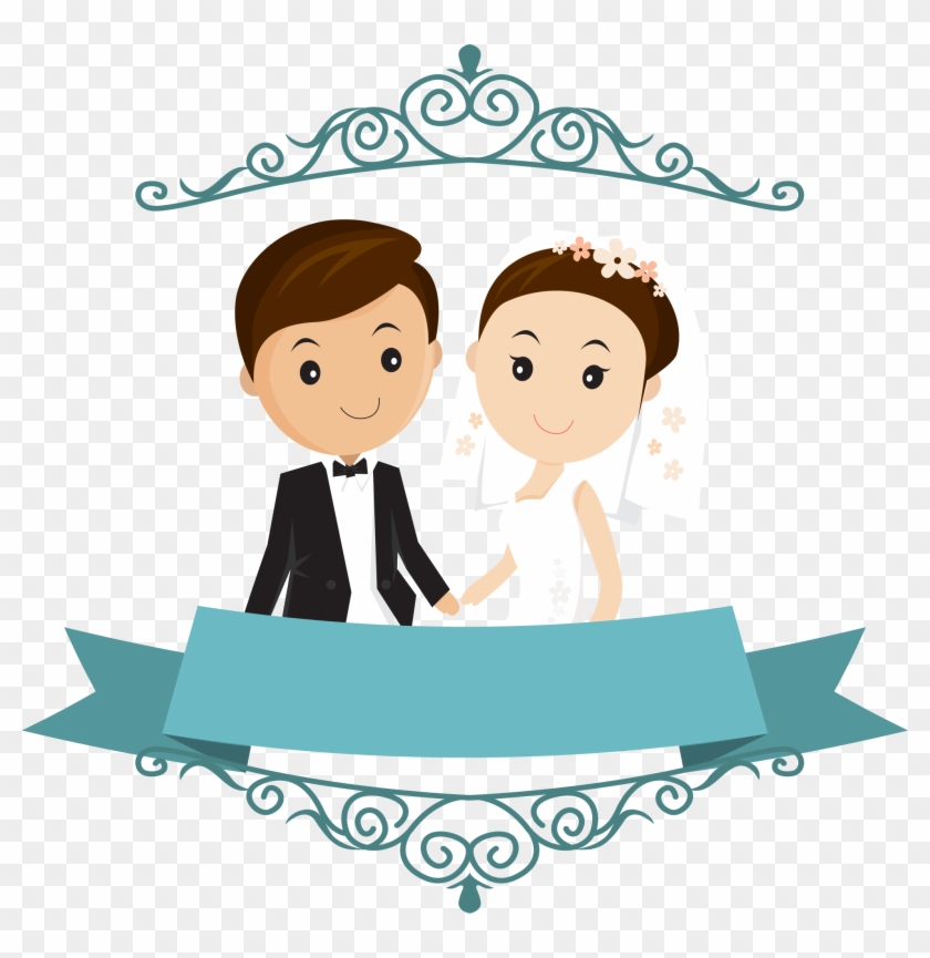 Clipart Cartoon Wedding - Invitaciones De Boda Para Editar #871919