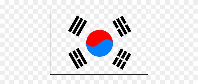 Flag Of South Korea Vector - South Korea 2018 World Cup Flags #871925