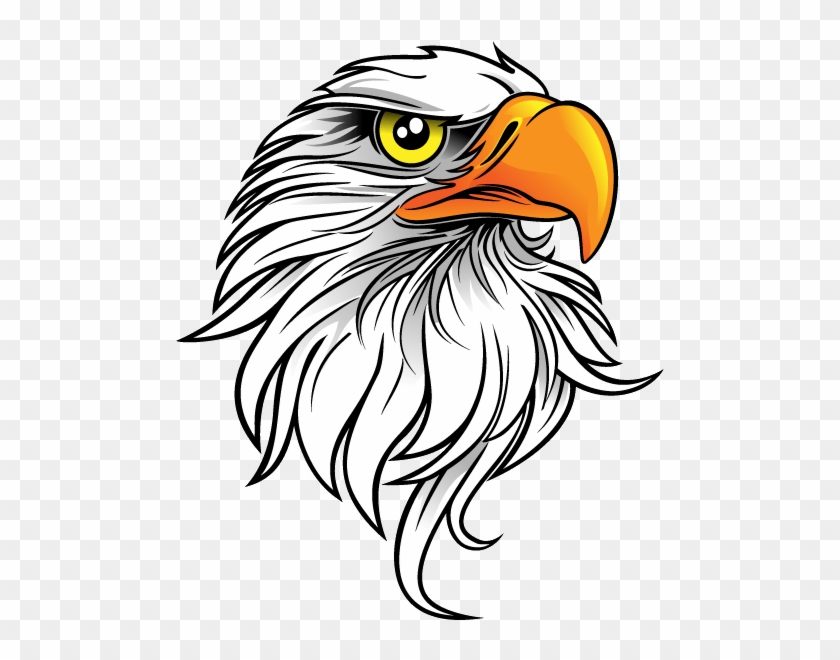 Drawn Bald Eagle Memorial Day - Barwise Junior High School #871934
