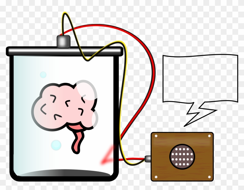 Big Image - Brain In A Jar Clip Art #872047