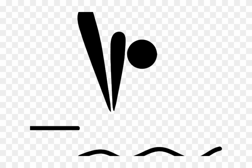 Diver Clipart Olympic Diver - Olympic Diving Pictogram #872122
