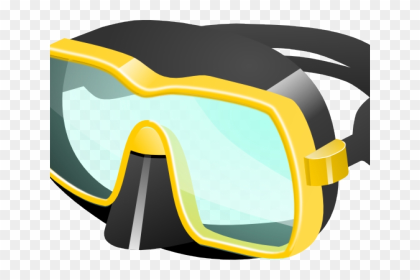 Diver Clipart Mask - Goggles Clipart #872189