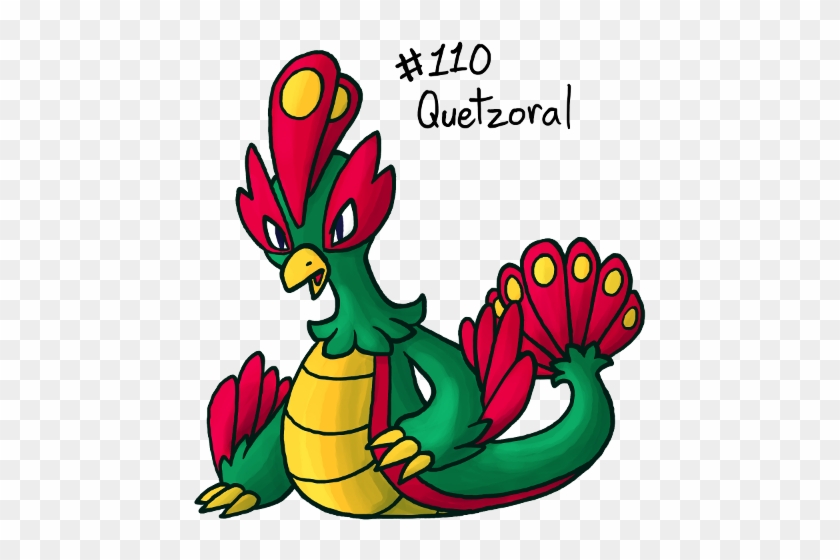 Quetzoral Often Wrap Themselves Around Long Branches - Cartoon #872268