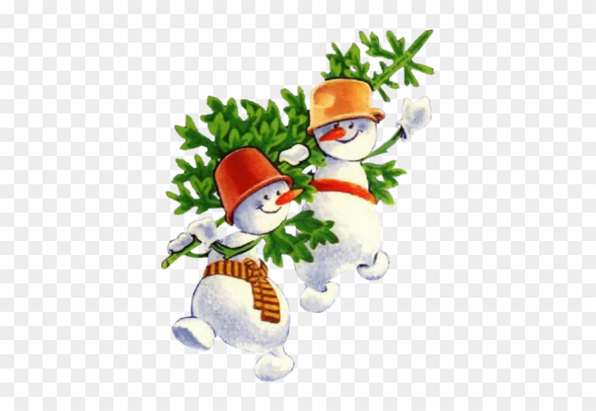 Snowman Jamboree - Retro Vintages Weihnachten, Zuhause Den Baum Karte #872305