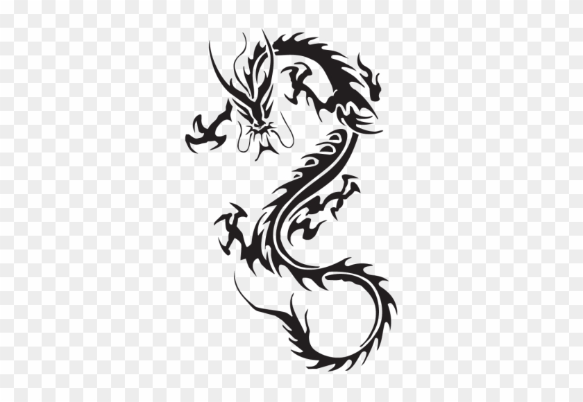 Dragon Tattoos Clipart Transparent Background - Dragon Tattoo Transparent Background #872311