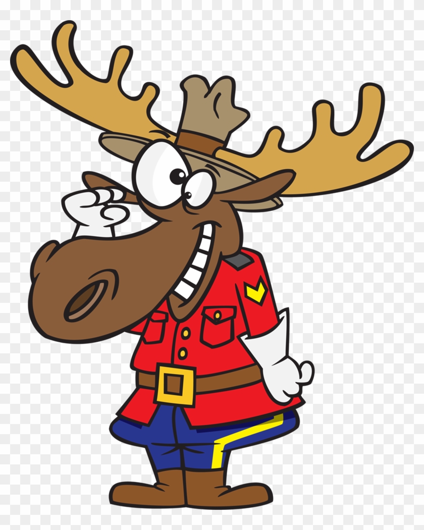 Mountie Moose - Moose With Mountie Hat #872352