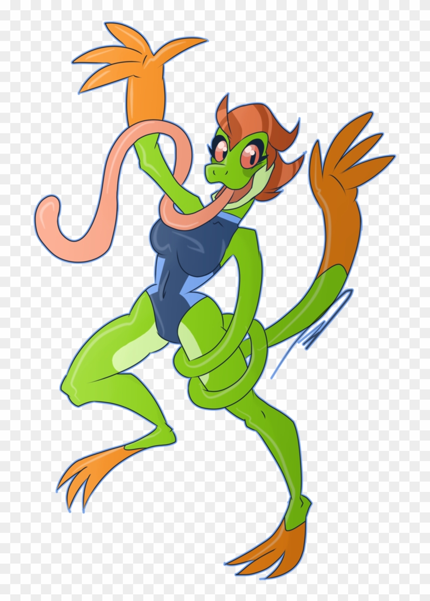 Sticky The Mighty Tree Frog By Doodtoon - Cartoon #872370