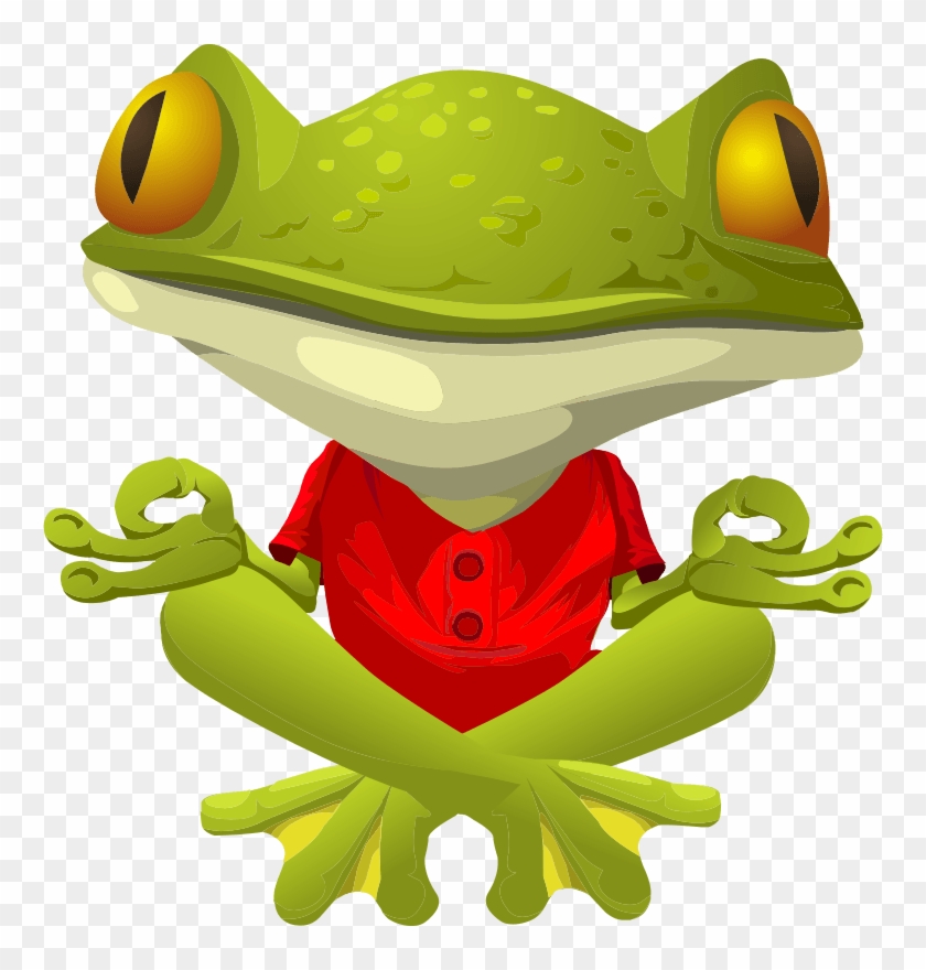 Free To Use & Public Domain Amphibians Clip Art - Animal Yoga Clip Art #872458