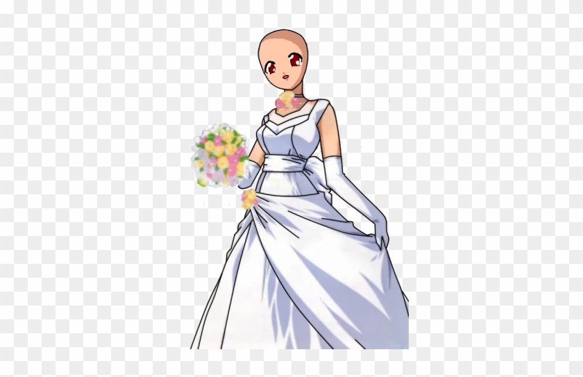 Bride Base By Queenkordeilia - Anime Wedding Bride Base - Free Transparent  PNG Clipart Images Download