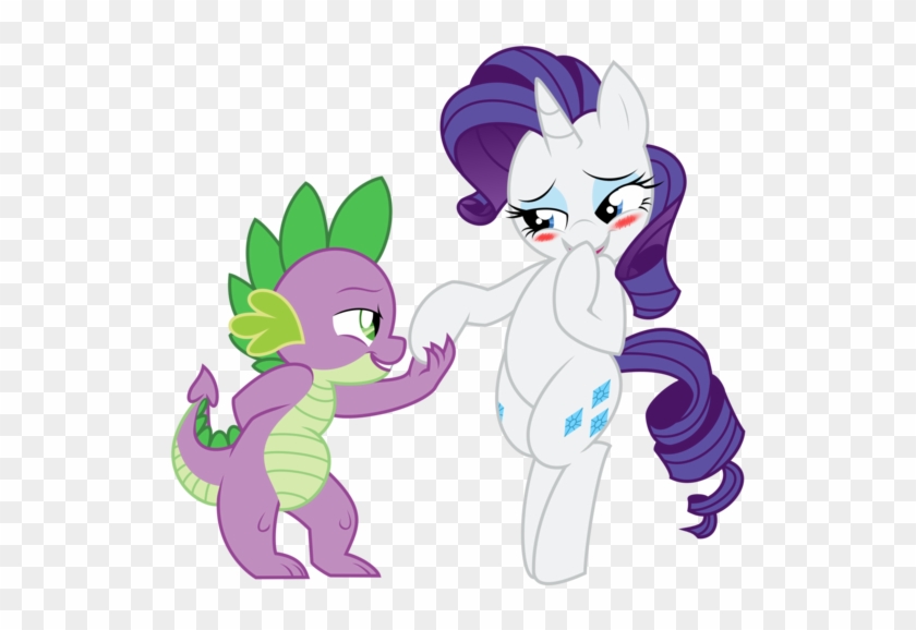 spike and rarity having a baby