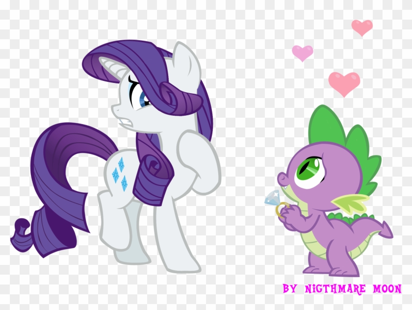 My Little Pony Spike And Rarity - Mlp Rarity And Spike #872520